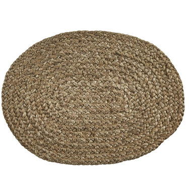 Oval Jute Braided Placemats - Beige Set Of 6 Park Designs - The Fox Decor